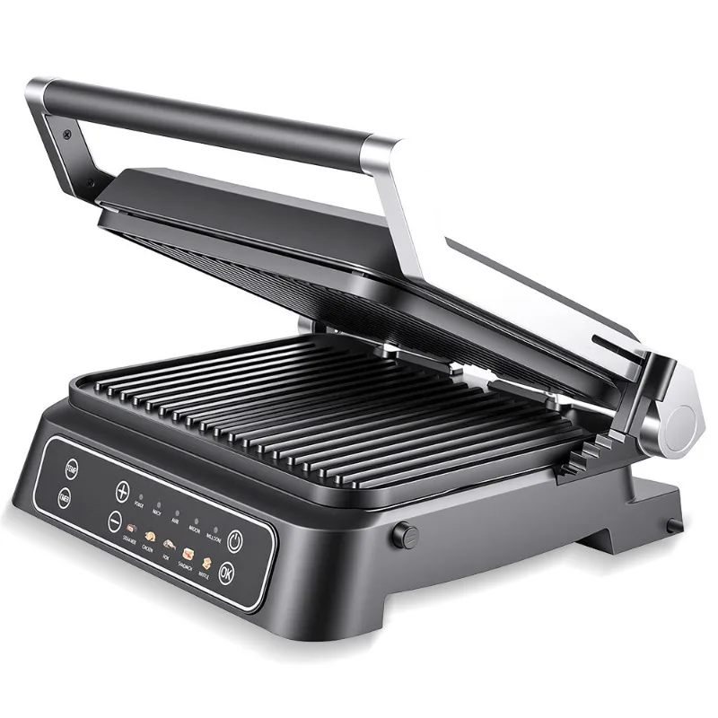 2-In-1 Steak Machine Sandwich Machine Waffle Machine Removable Smart Display Breakfast 2000W