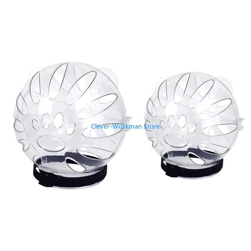 

24TD Cats Grooming Help Clear Headgear Breathable Wound Recovery Supplies