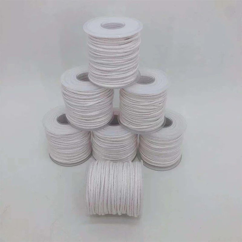 61m Non-Toxic Environmental Spool of Cotton Braid Candle Wicks Wick Core For DIY Oil Lamps Handmade Candle Making Supplies