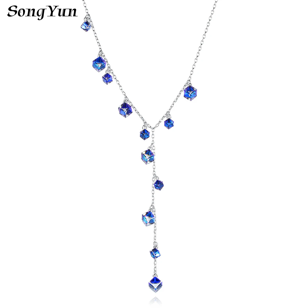 

SongYun Jewelry MHT Quality Brass Necklace Pendant Chain CZ 7A Zircon Birthday Gift Minimalist Style Women Necklaces Jewelry
