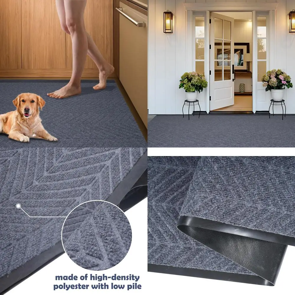 

Commercial-Grade 3' x 10' Entrance Mat with Non-Slip Backing for High Traffic Indoor and Outdoor Use