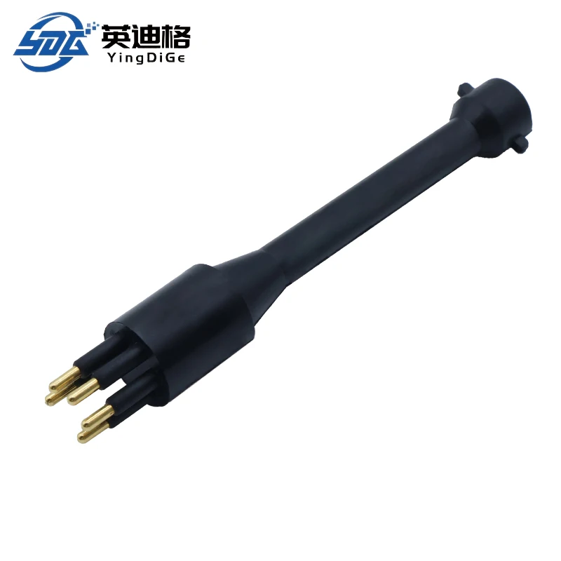 IP68 Microminiature Waterproof Connector 2-8 Pin Male Plug and Socket Connector Brass Contact Stainless Steel Housing