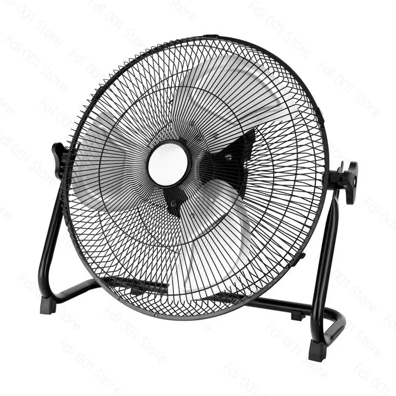 12V 24V DC Brushless Floor Fan High Wind Power Battery Powered Car Fan For Stall Use