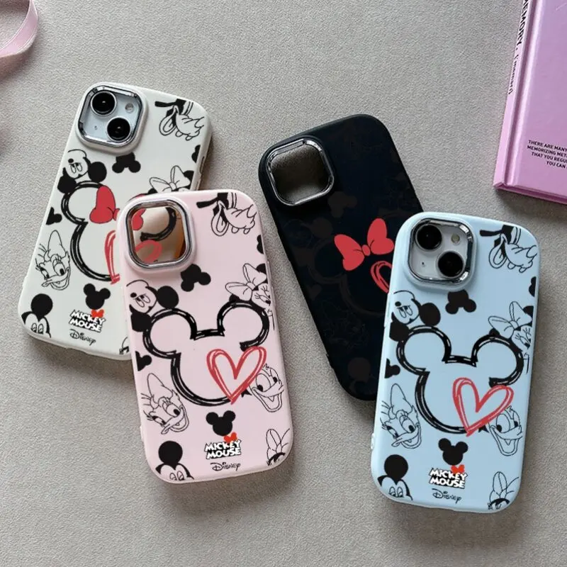 جميل ميكي ميني ماوس جراب هاتف ل ممن لهم A3X A3 برو A31 A52 A35 A15 A16 A36 A76 A17 A55 A18 A38 A58 A57 A78 A98 A54 غطاء