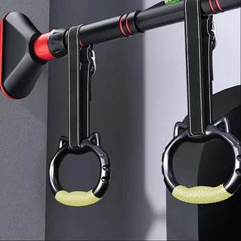 Adjustable Gym Rings Made of Durable PA Material, Ideal for Grip Training, Easy to…