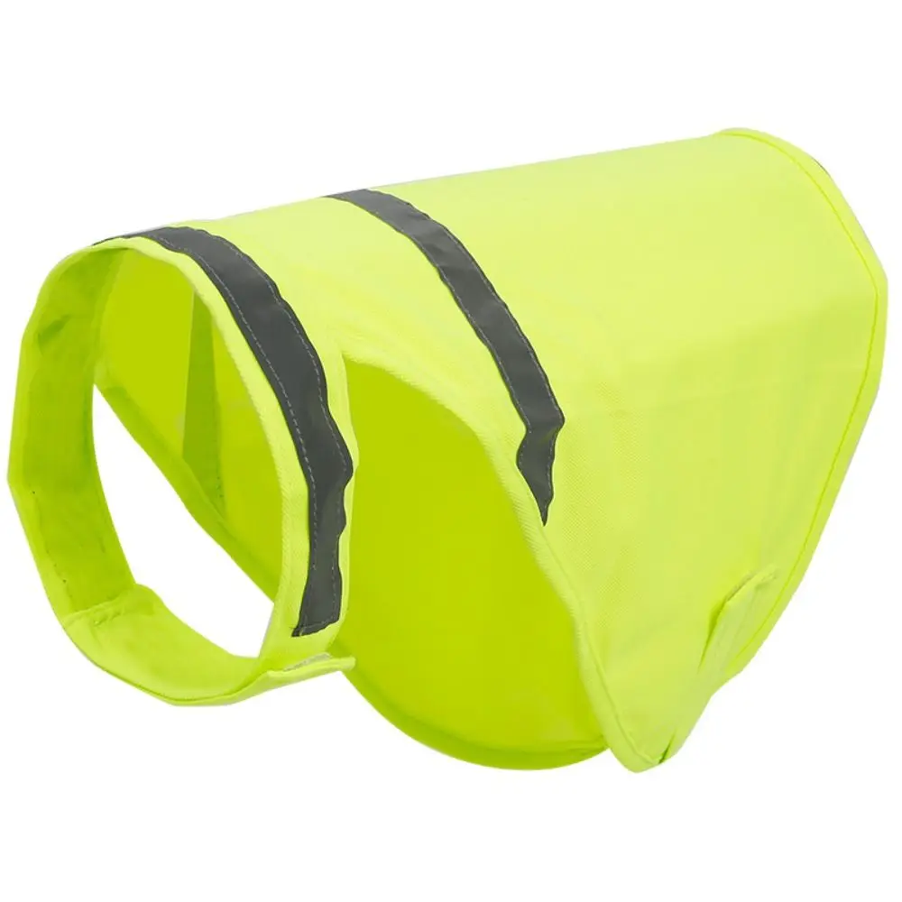 New Reflective Dog Safety Vest Yellow Fluorescent Outdoor Dog Clothes Night Safety High Visibility Dog Hi Vis Jacket Coat