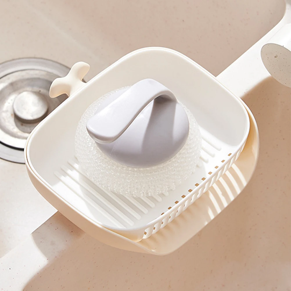 

2Pcs Whale Dish Holder Draining Tray Bath Kitchen PeachOrange Large Size Countertop Soap Tray Soap Dish Plastic