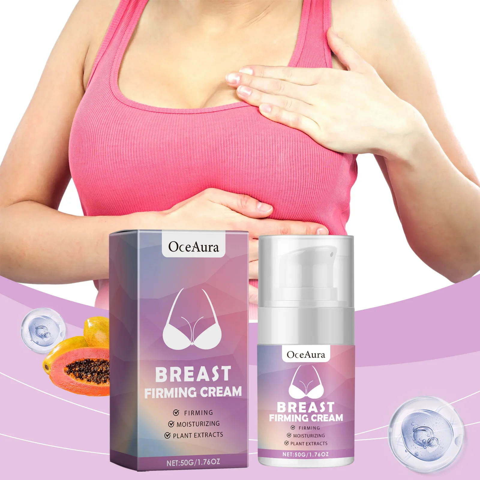 Breast Firming Cream Tightening Postpartum Chest Effective Lifting Butt Uplifting Boobs Enhancer Care Lotion Women Massage Cream