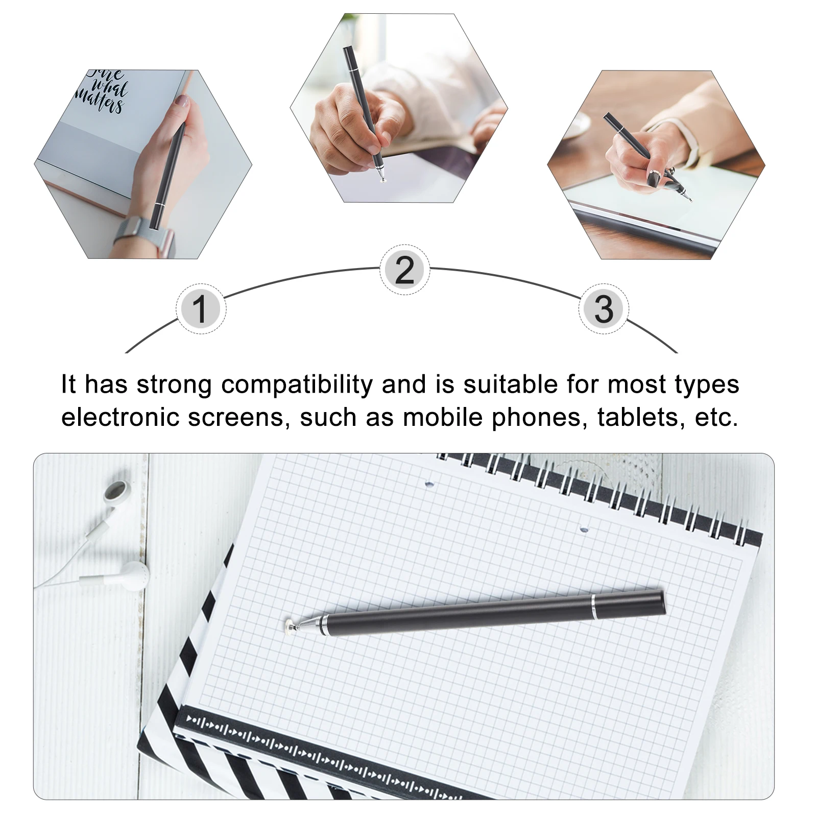 

Capacitive Pen for Tablet Pens Tablets Phone Stylus Touch Screen Universal Pencil Brass