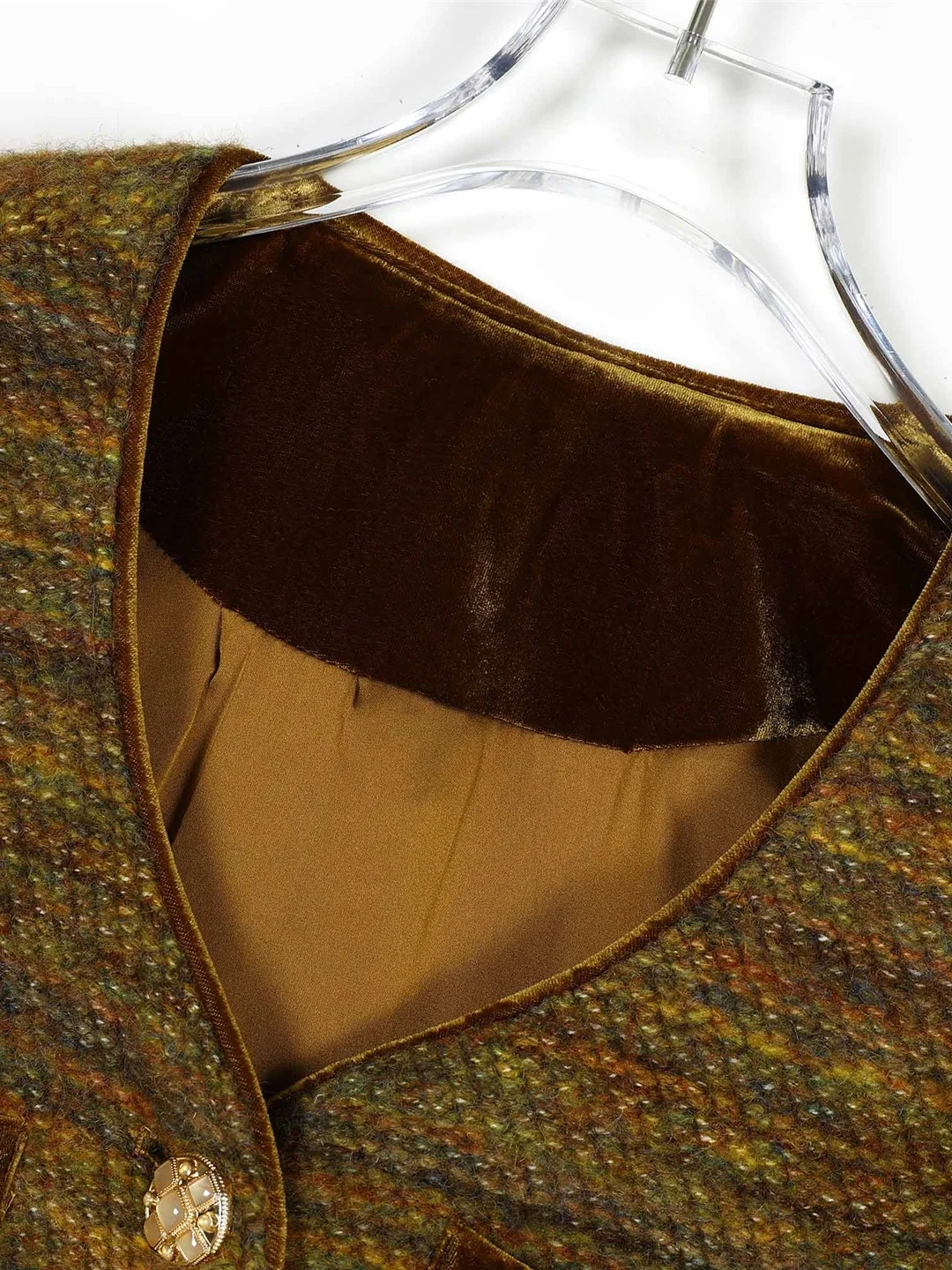 LAeila新作2025宝物版レディースショートアウター、豪華レトロファッションヘビーワークスモールフレグランススタイルジャケット