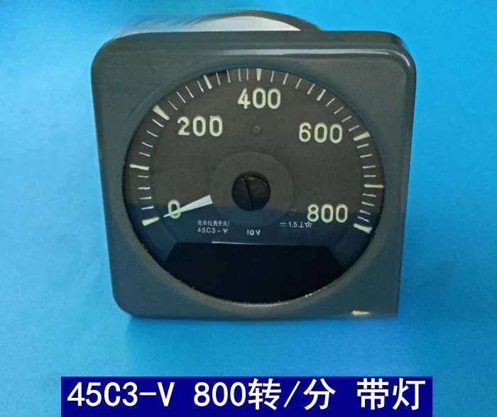 DC voltmeter 45C3-V 800 RPM 10V ammeter 45C3-MA pointer type with light 24