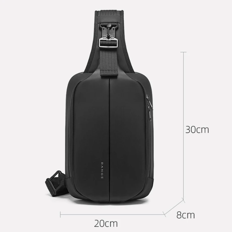 Chikage High Quality Personality Chest Bag Large Capacity Unisex Crossbody Bag Multi-function Fashion Trend Men's Shoulder Bag