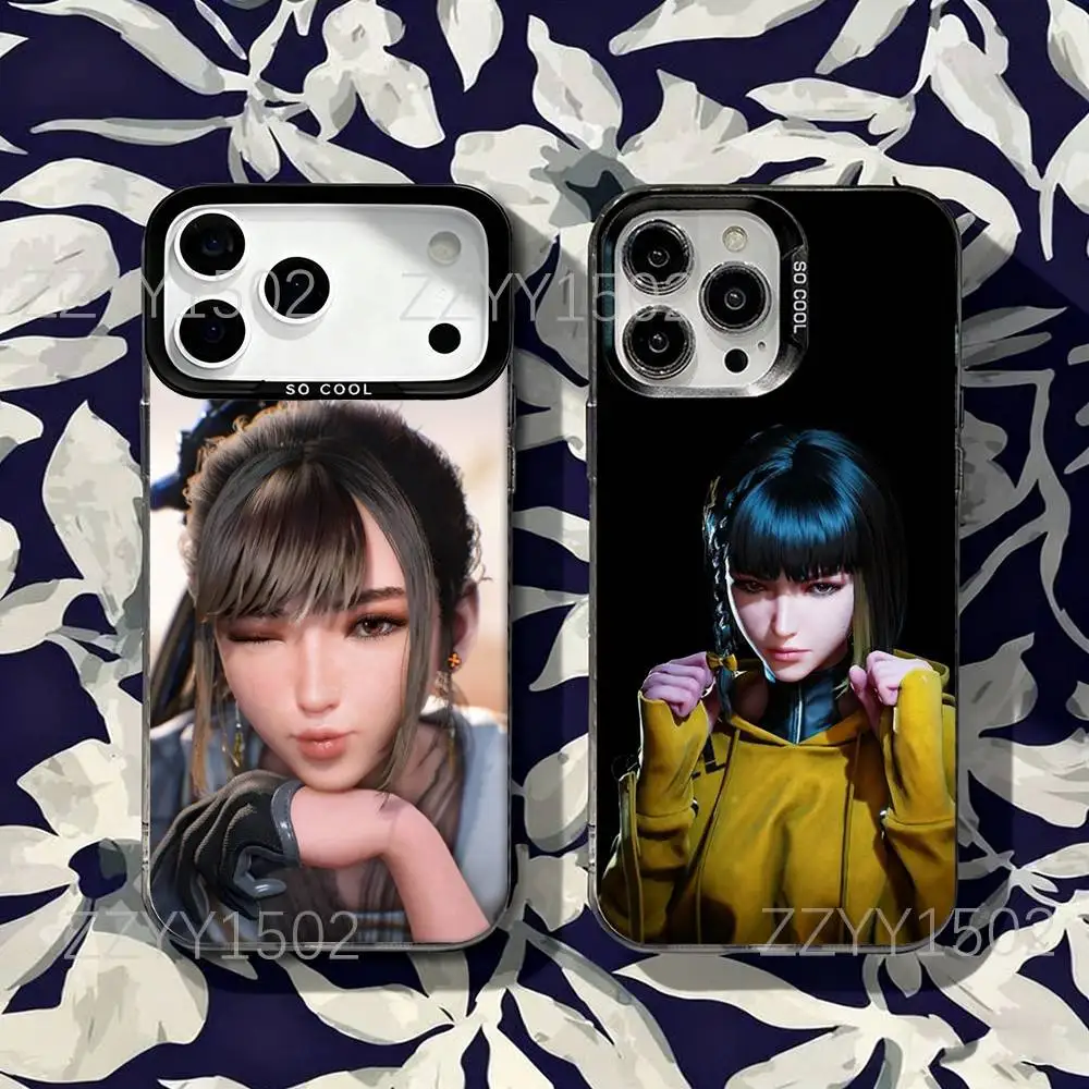 

Stellar B-Blade EVE GAME For iPhone 17,16,15,14,13,12,X,8,Pro,Max,Plus,SE4,Air,Mini Anti-Slip Black IMD Matte Case