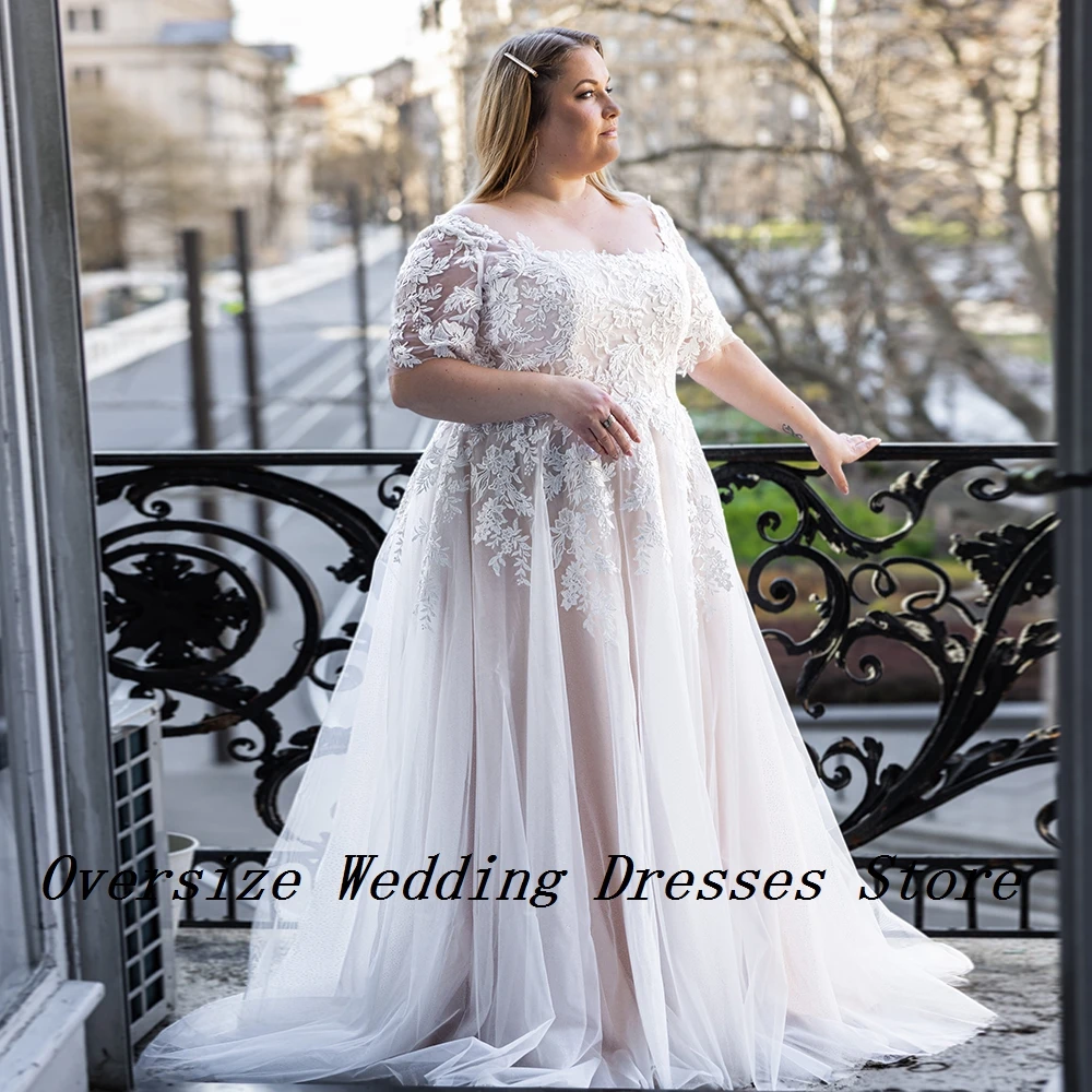 Robe de mariée sans bretelles avec dentelle, demi-manches, charmantes robes de mariée, tout ce qui est pour les patients, tulle doux, été, nouveau, 2024