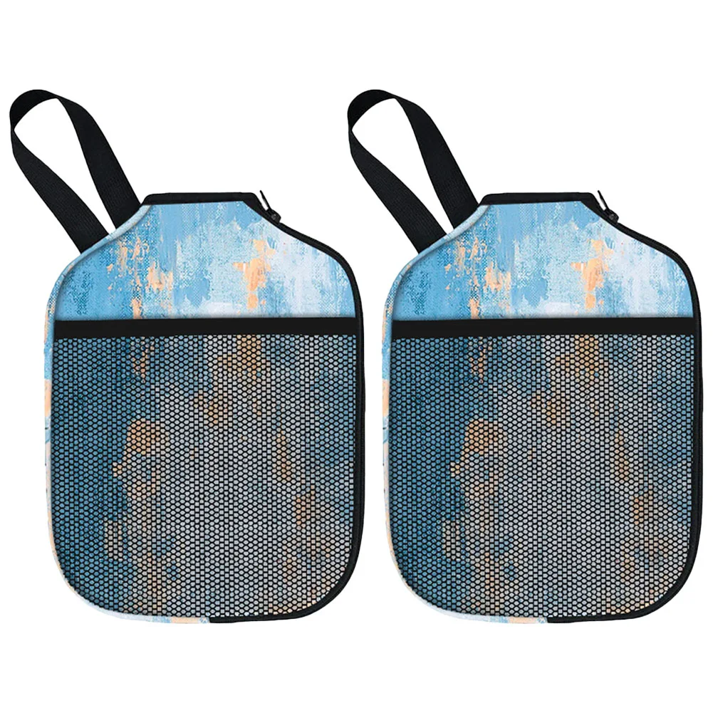 

2PCS Paddle Covers Neoprene Paddle Bag Easy To Clean Flexible Construction Lightweight Design Multi-Color Options