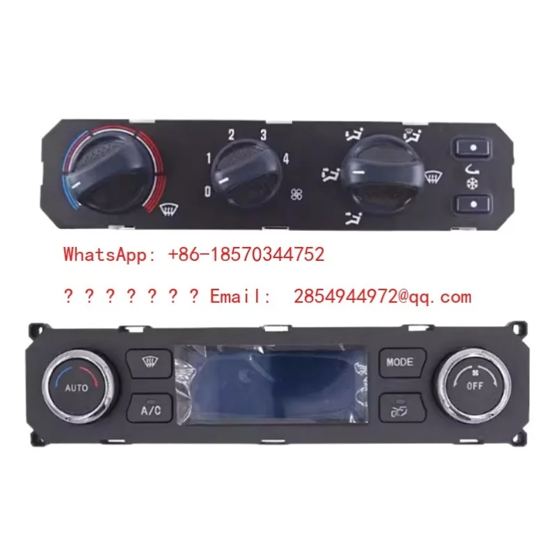 L    Air Conditioning Control Panel Assembly Heating Knob Switch Original Accessories