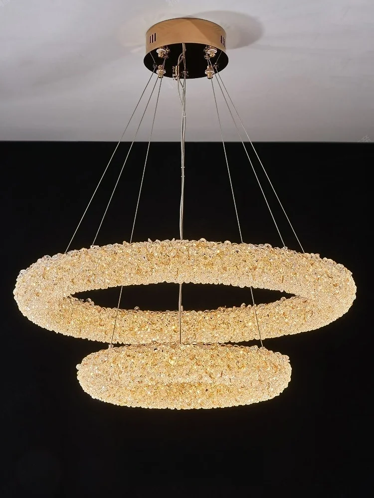 

Nordic Living Room Crystal Chandelier Living Room Bedroom Kitchen Ceiling Chandelier Led Lighting Lamps Room Decor Lustre