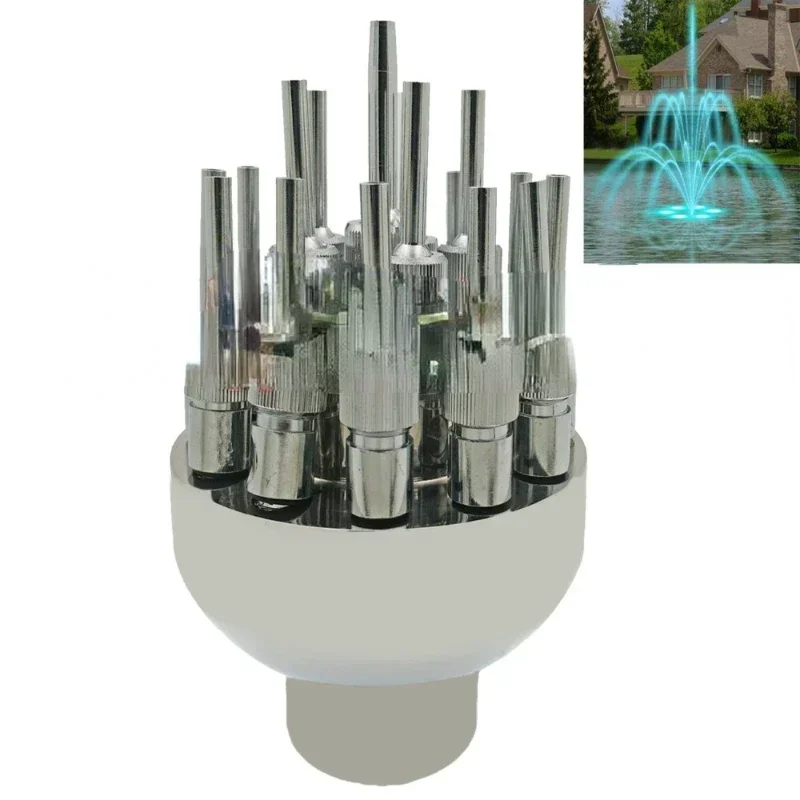 

3 layer stainless steel Fountain nozzle,Fountain Sprayers,Pond Pump Nozzle,Garden landscape sprinkler,sprayer nozzle