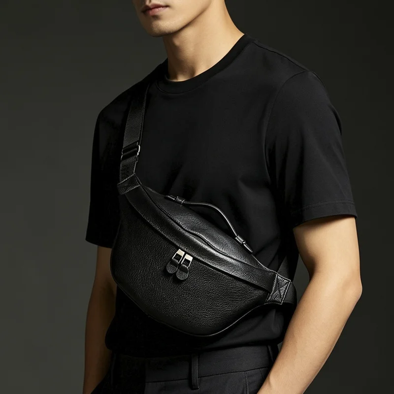 top-layer-cowhide-leather-crossbody-bag-soft-leather-single-shoulder-riding-mobile-phone-sling-bag-fashion-new-model