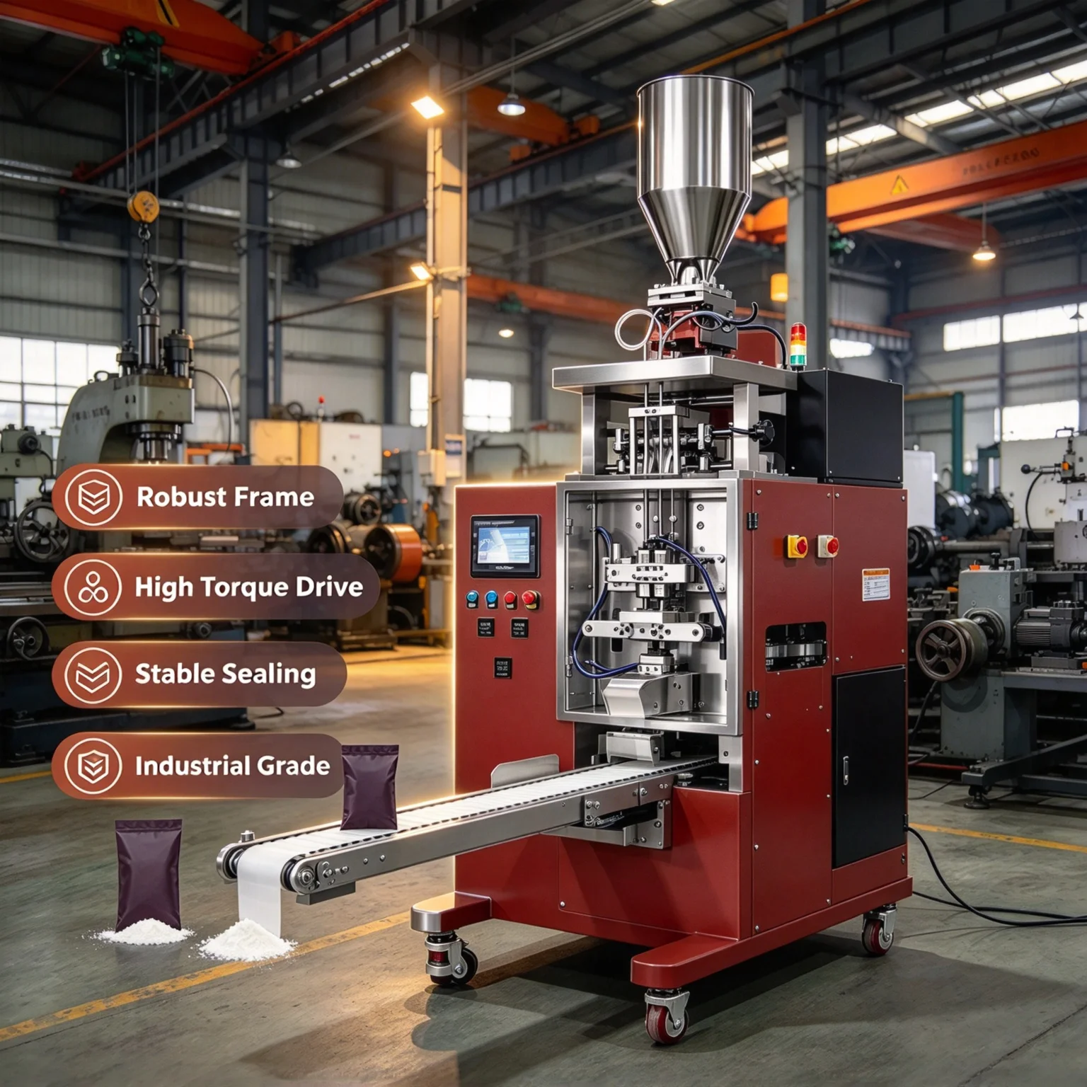 Non-woven Pouch Packing Machine Multi Lane Small Dose Powder Sachet Packaging Machine 0.3g-1g Customized