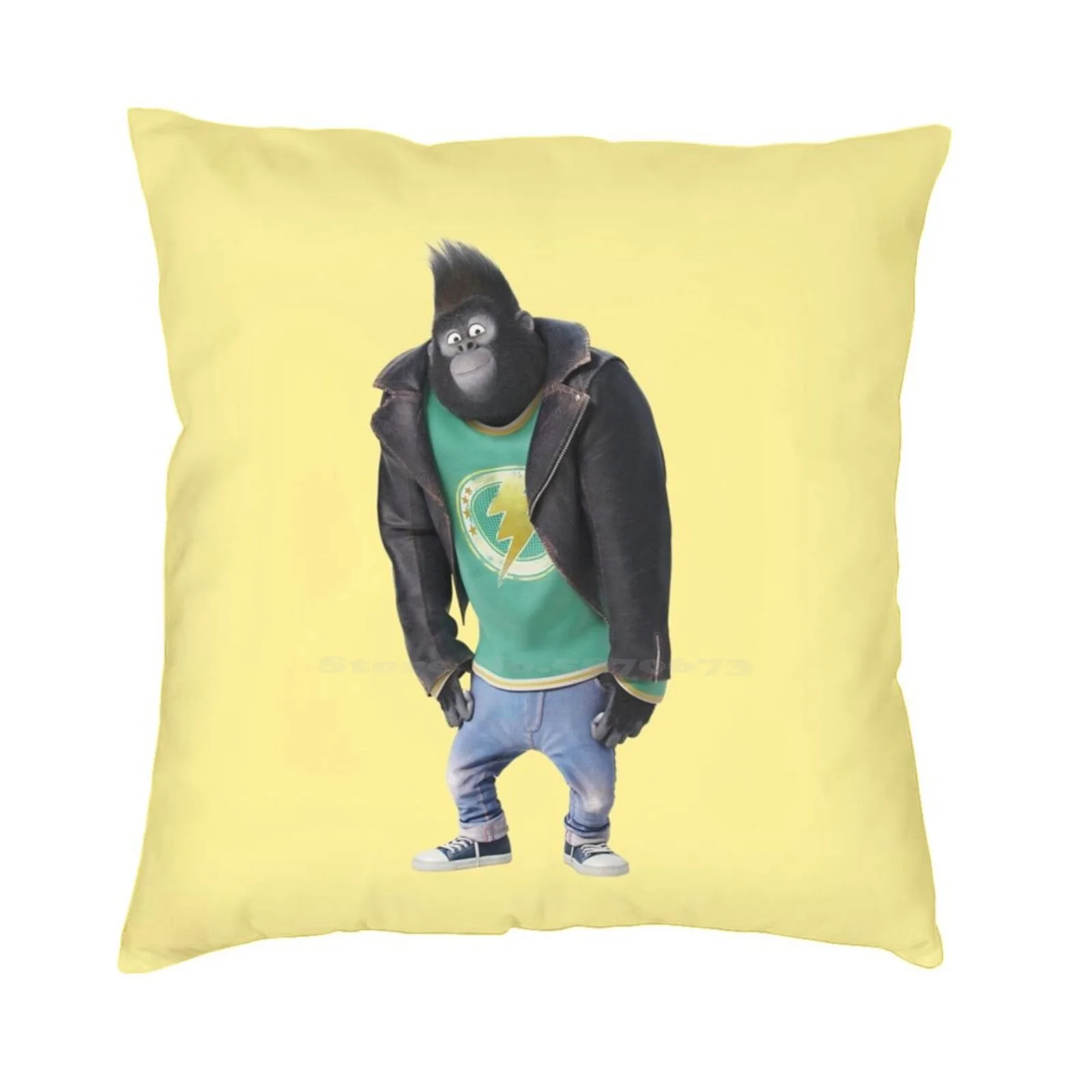 Johnny - Sing Fashion Sofa Throw Pillow Cover Pillowcase Johnny New Movie Kids Cartoon Meena Rosita Gorilla Singer Koala