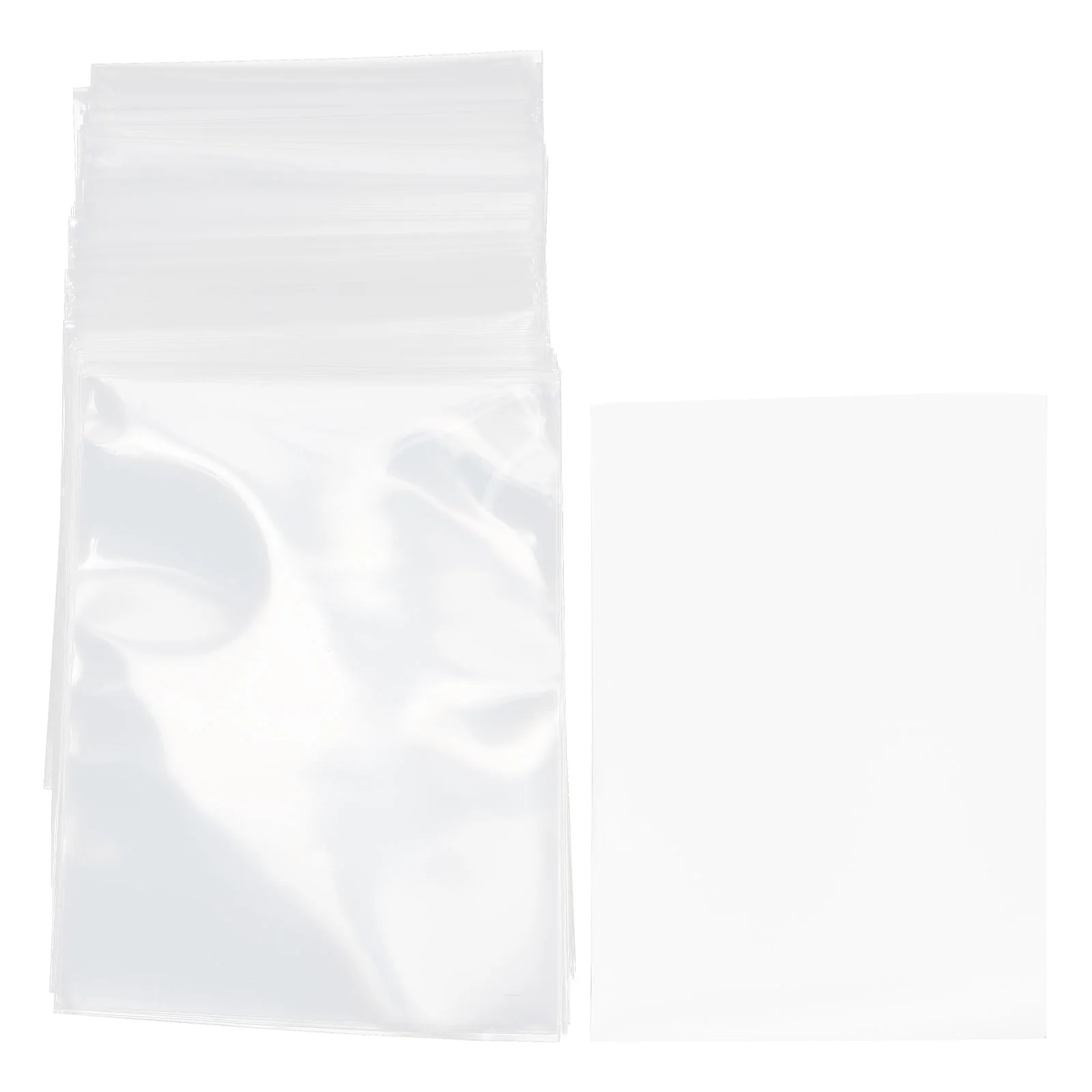 

300 Pcs Card Cover Label Transparent Photo Deck Protectors Pp Game Cards Sleeves Holder