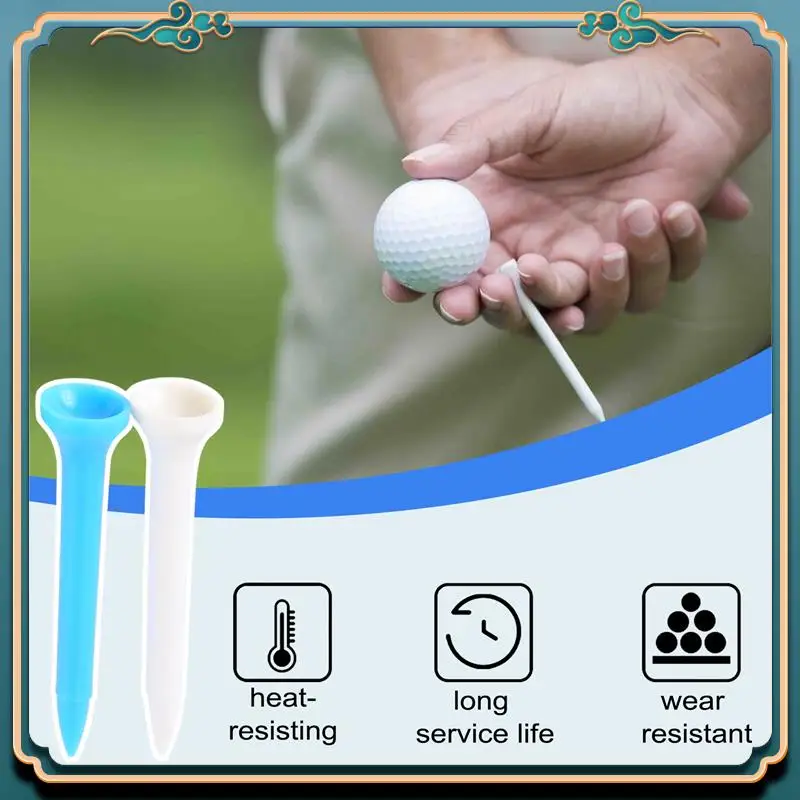 

Последние 100 шт. футболки для гольфа 54 мм, пластиковые разноцветные