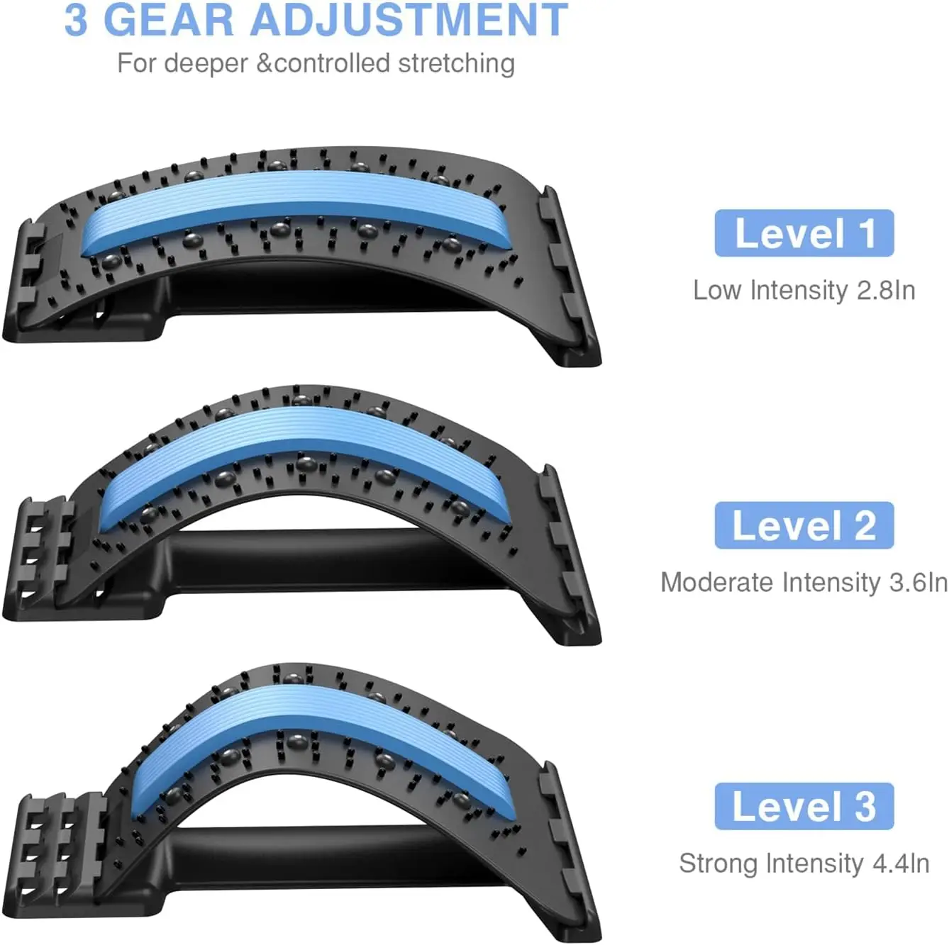 Massagem traseira magnética muscular relaxar maca postura terapia corrector volta estiramento coluna maca apoio lombar alívio da dor