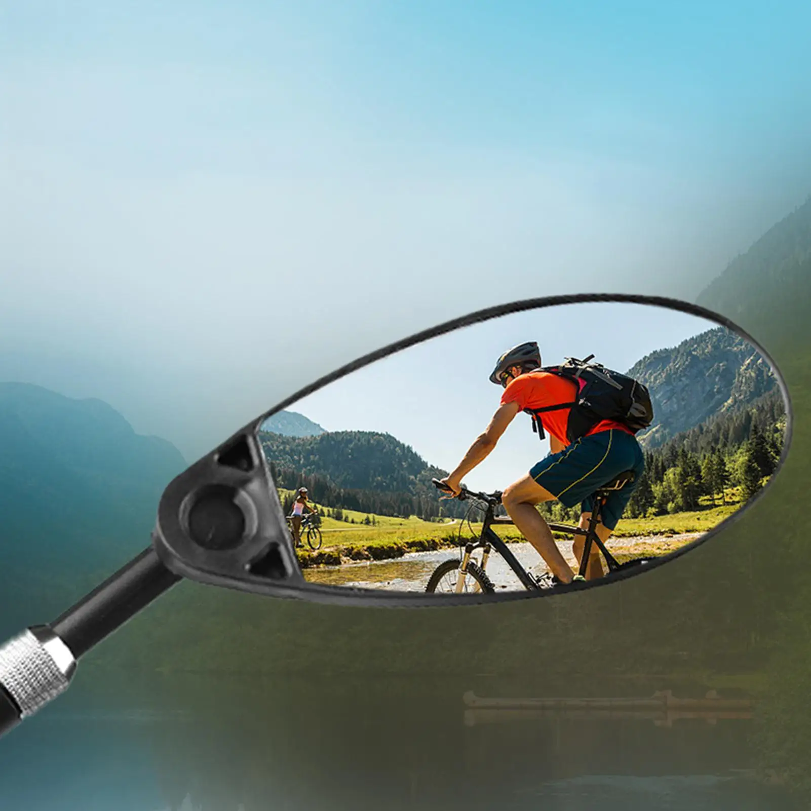 

1 Pair Bicycle Wide Angle Rearview Mirror 360 Degree Adjuatable Rearview Mirror Cycling Handlebar Safety Rearview Spots Mirror ﻿