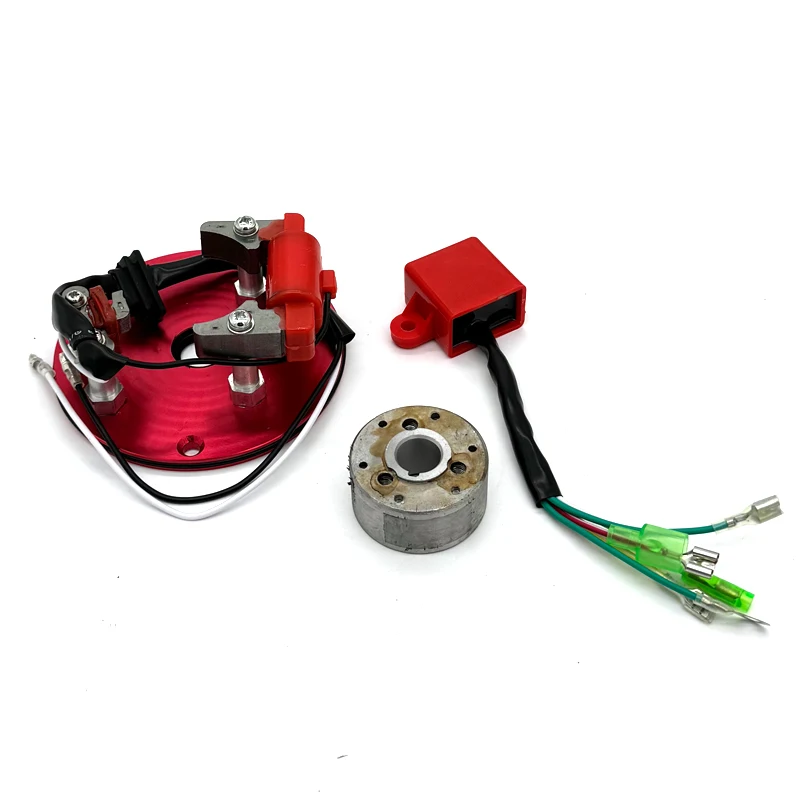 Motorcycle Magneto Coil Inner Rotor Stator Kit For LF YX 50/110/125/150/160CC Scooter Go Kart ATV Quad Moto Horizontal Engine