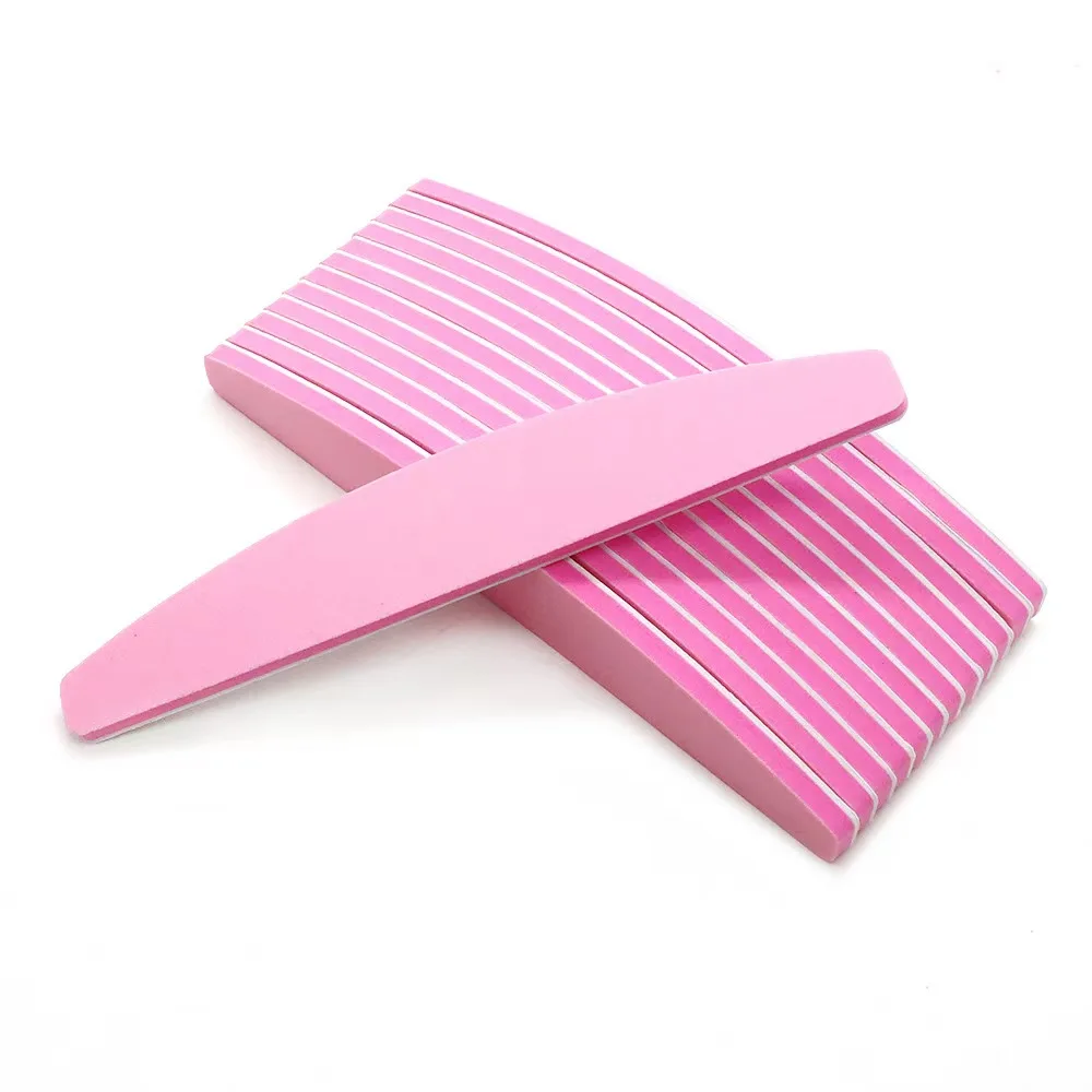 10/20 pcs Professional Dual-Sided Nail File Block Colorful Sponge Nail Polish Buffing Sanding Buffer Strip for Polishing Pedicur