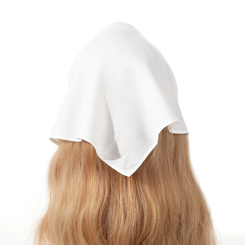 Haimeikang однотонный тюрбан, повязка на голову, женская элегантная черно-белая повязка на голову, модная бандана для девочек, аксессуары для волос