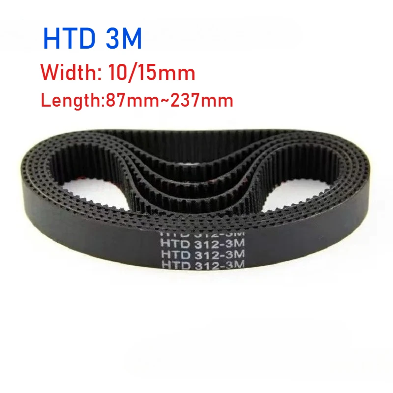 Htd 3M Black Rubber…
