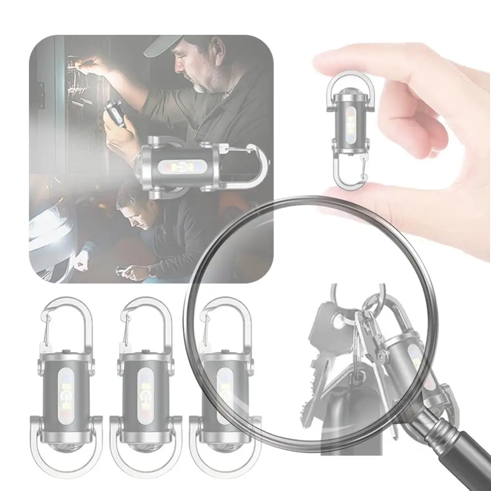 

Светодиодный фонарик COB на брелоке, перезаряжаемый через USB, портативный, сверхлегкий, для кемпинга, для использования на природе, для рыбалки и экстренных ситуаций