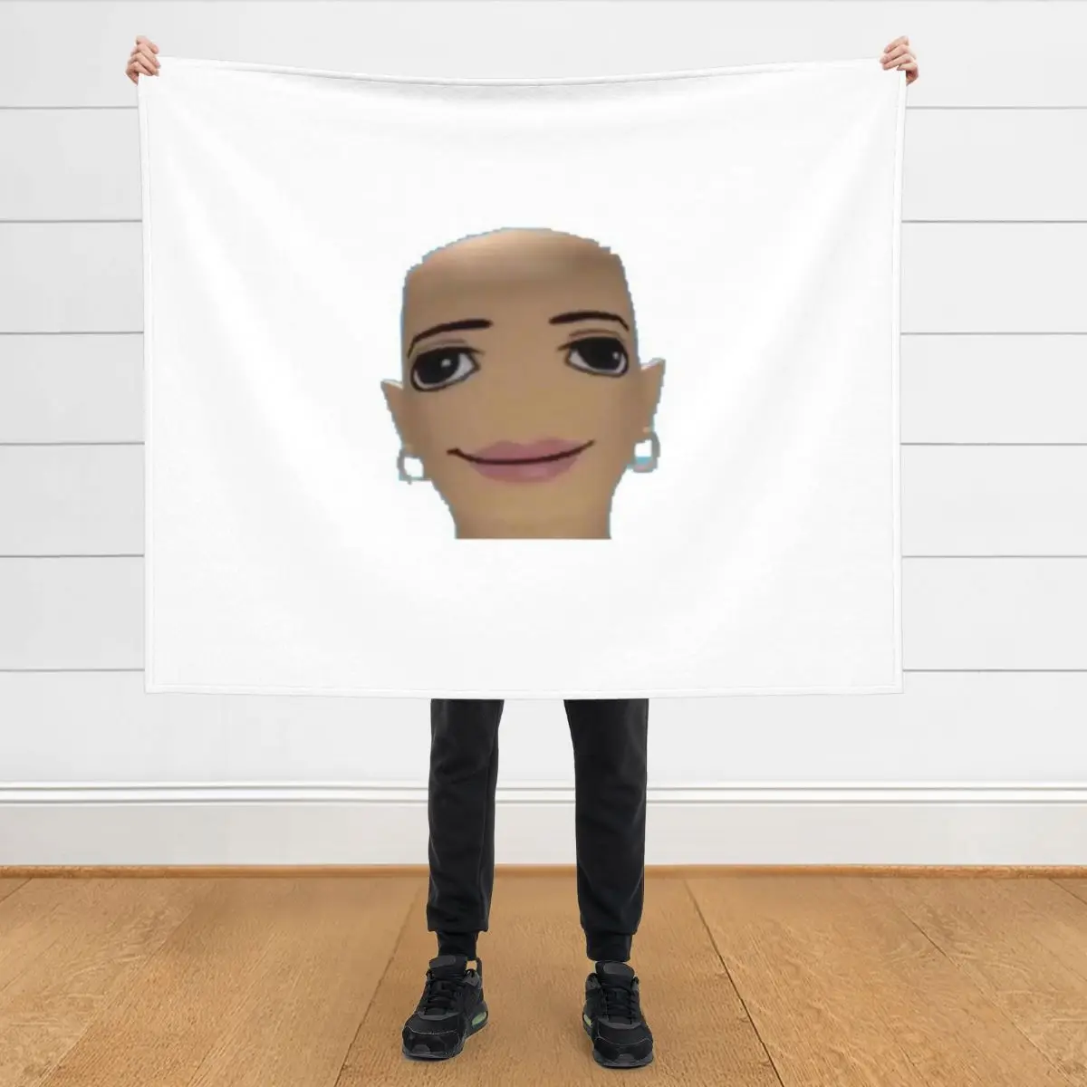 

meme face Throw Blanket Blankets For Baby sofa bed valentine gift ideas Blankets