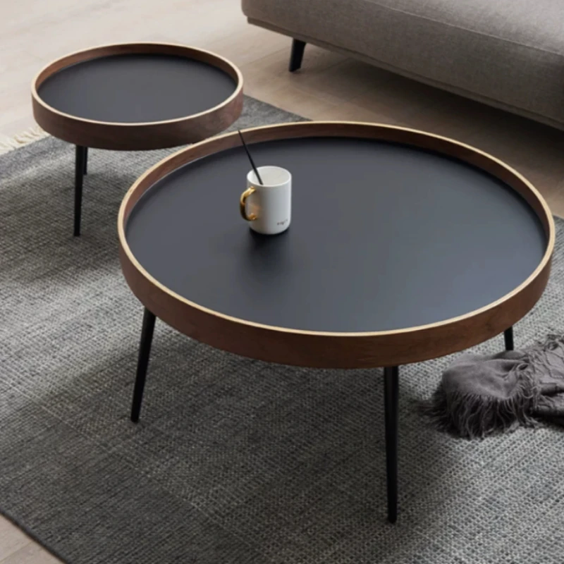 Round Bauhaus Coffee Tables Small Salon Console Sofa Coffee Tables Clearance Italian Mesas De Centro Mid Century Furniture