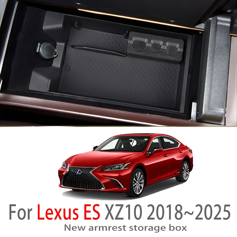 

Car Accessories For Lexus ES XZ10 2018~2025 2022 Center Console Armrest Storage Box Multifunctional Storage Auto Interior Parts