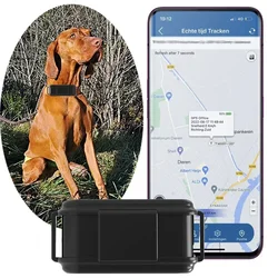 4G GPS Tracker for Hunting Dog Animal Shake Alarm Geofence Free APP Realtime Tracking GPS Locator 3000mAh Battery Voice Monitor