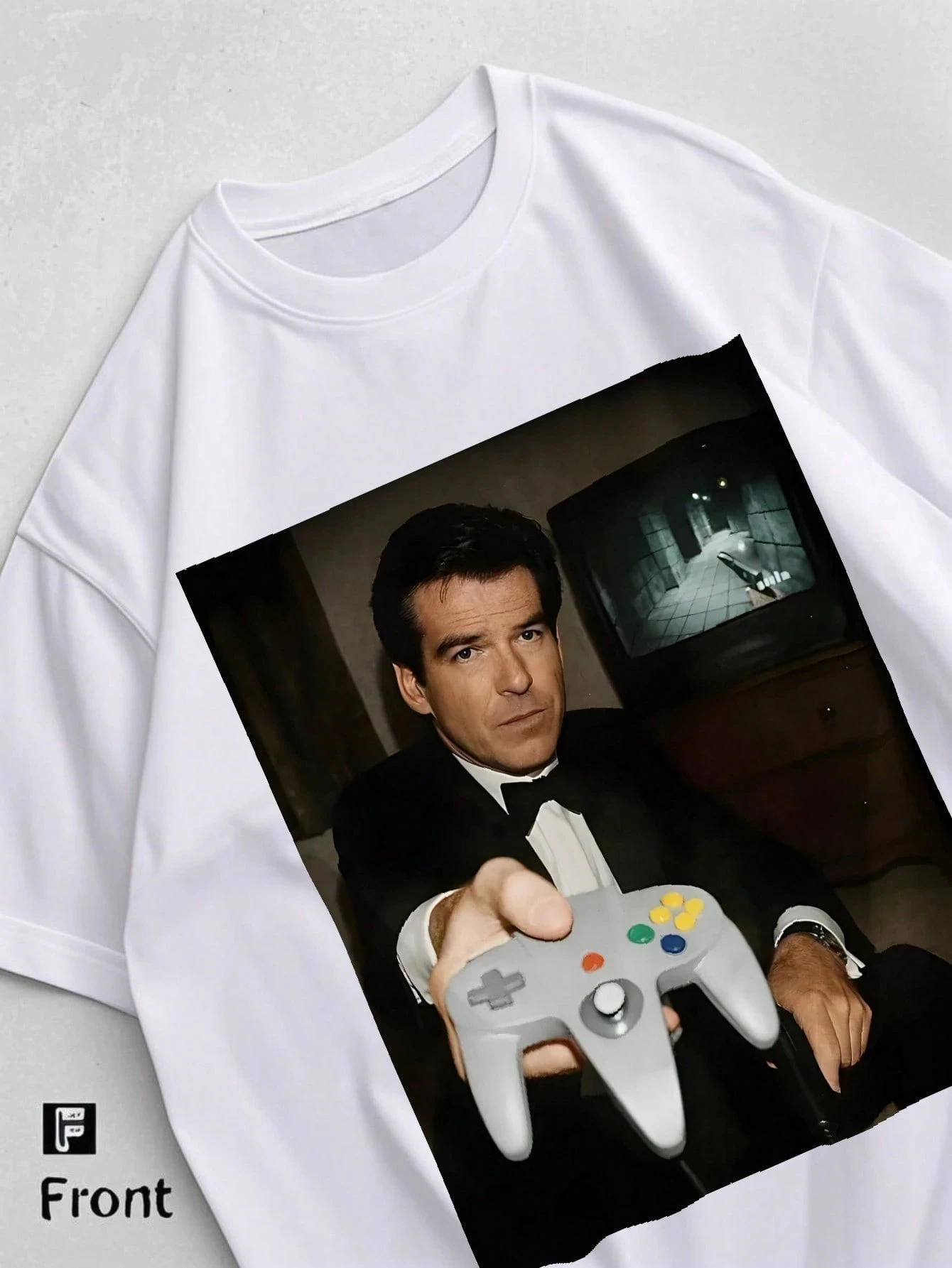 Herrenmode Schachbrett Rakete Gittermuster Bedrucktes T-ShirtHerren Baumwolle Rundhals T-Shirt SommerLässiges Sportshirt