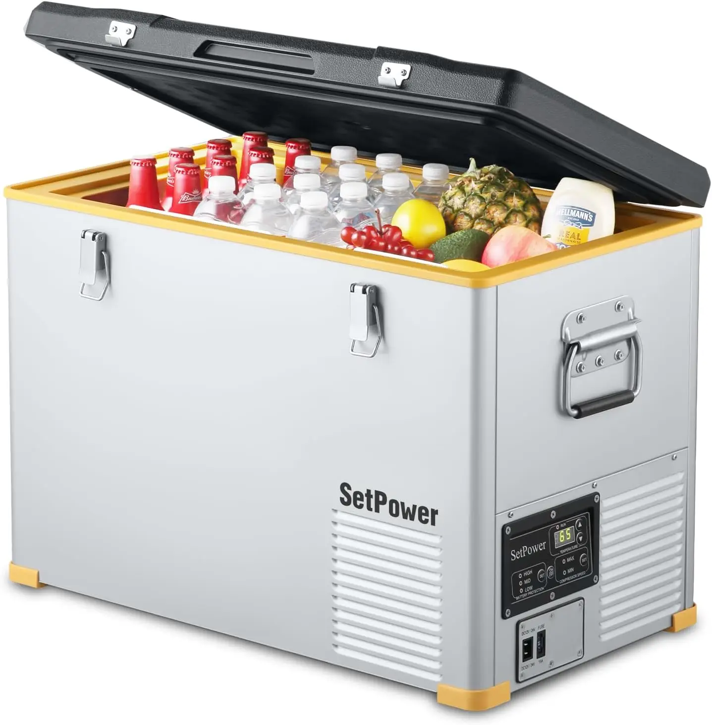

12 volt refrigerator, 48 Quart Portable Refrigerator Electric Cooler, Car Fridge Portable 12v Plug