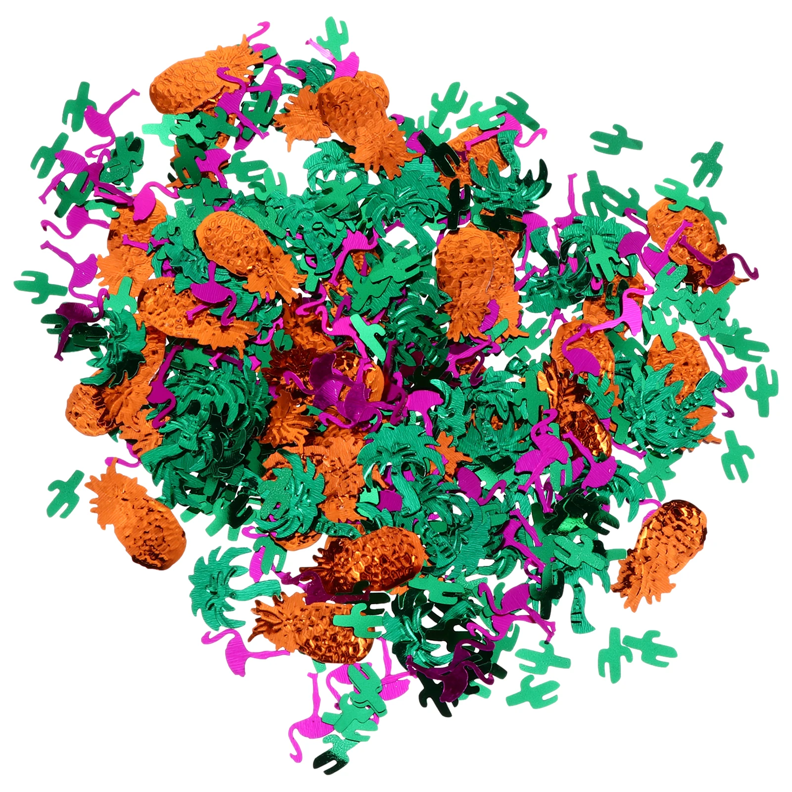 

Tropical Desktop Decorative Confetti Paper for Birthday Party Sequins PVC Reusable DIY Crafts Gift Bags Table Decor