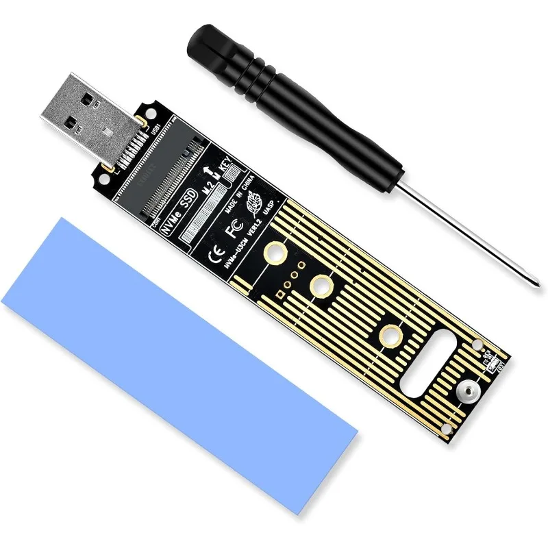 M.2 NVME SSD to USB 3.1 Adapter PCI-E to USB-A 3.0 Internal Converter Card 10Gbps USB3.1 Gen 2 for Samsung 970 960/For Intel NEW