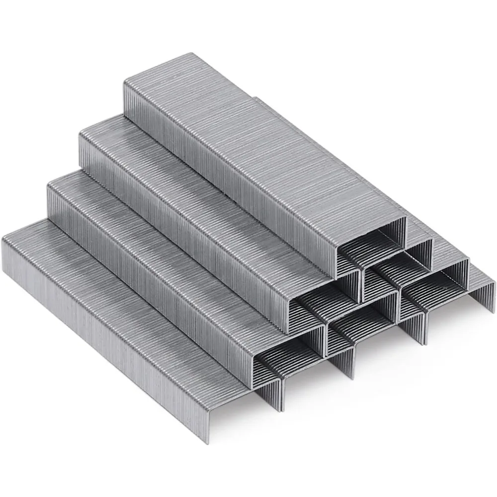 Heavy Duty Office Stapler with 1000 Staples, 25 Sheet Capacity, Non-Slip Black Design