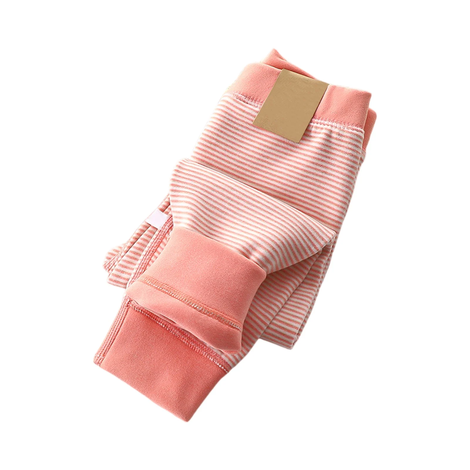 الشتاء الفتيان والفتيات السراويل المخططة السراويل الدافئة السراويل السميكة طماق قاعدة طبقة سميكة السراويل