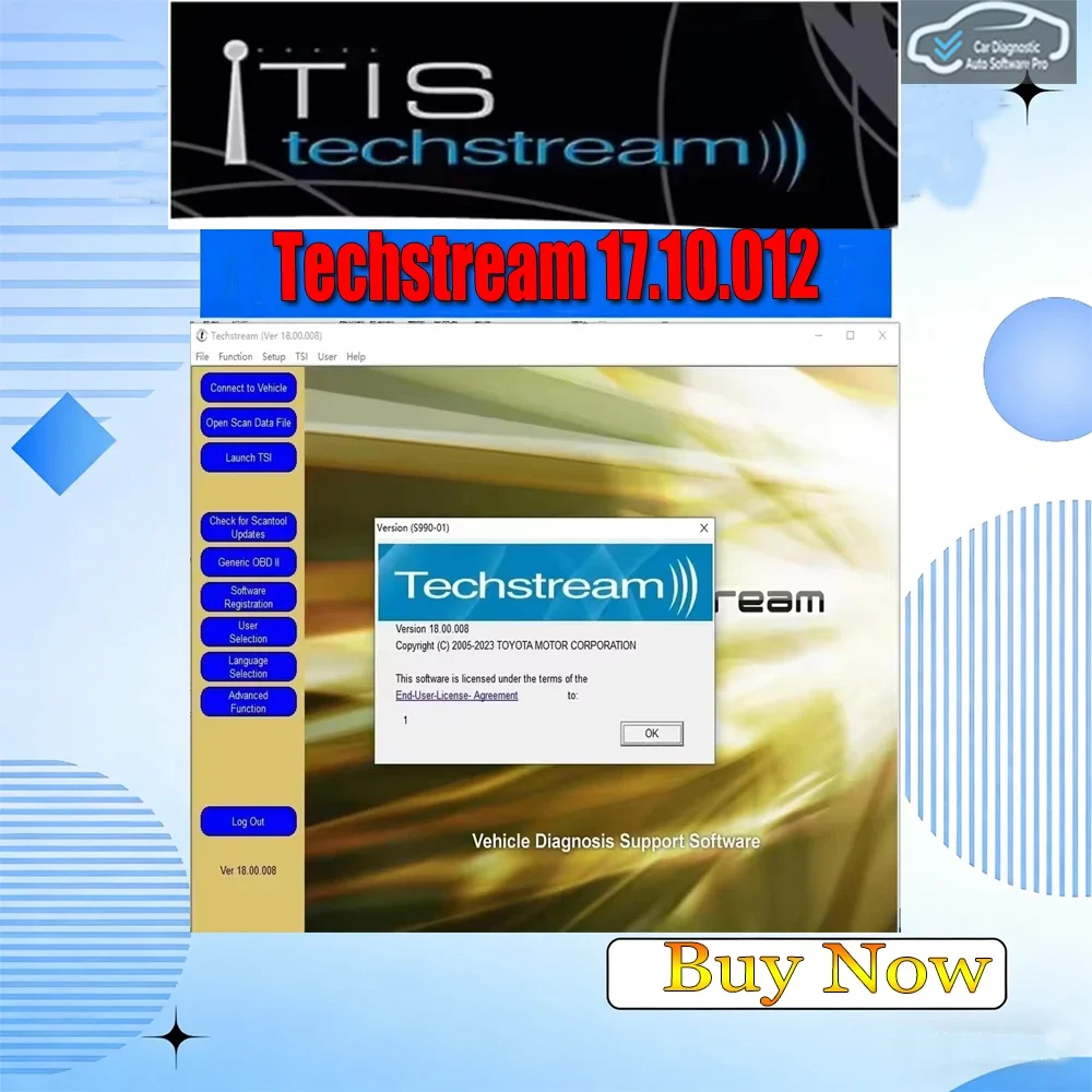 

Горячая новинка 2026 года: MINI VCI Techstream 17.10.012 – диагностический сканер для кодирования и диагностики автомобилей, OTC-сканер для кодирования и диагностики ЭБУ/ECM для Toyota