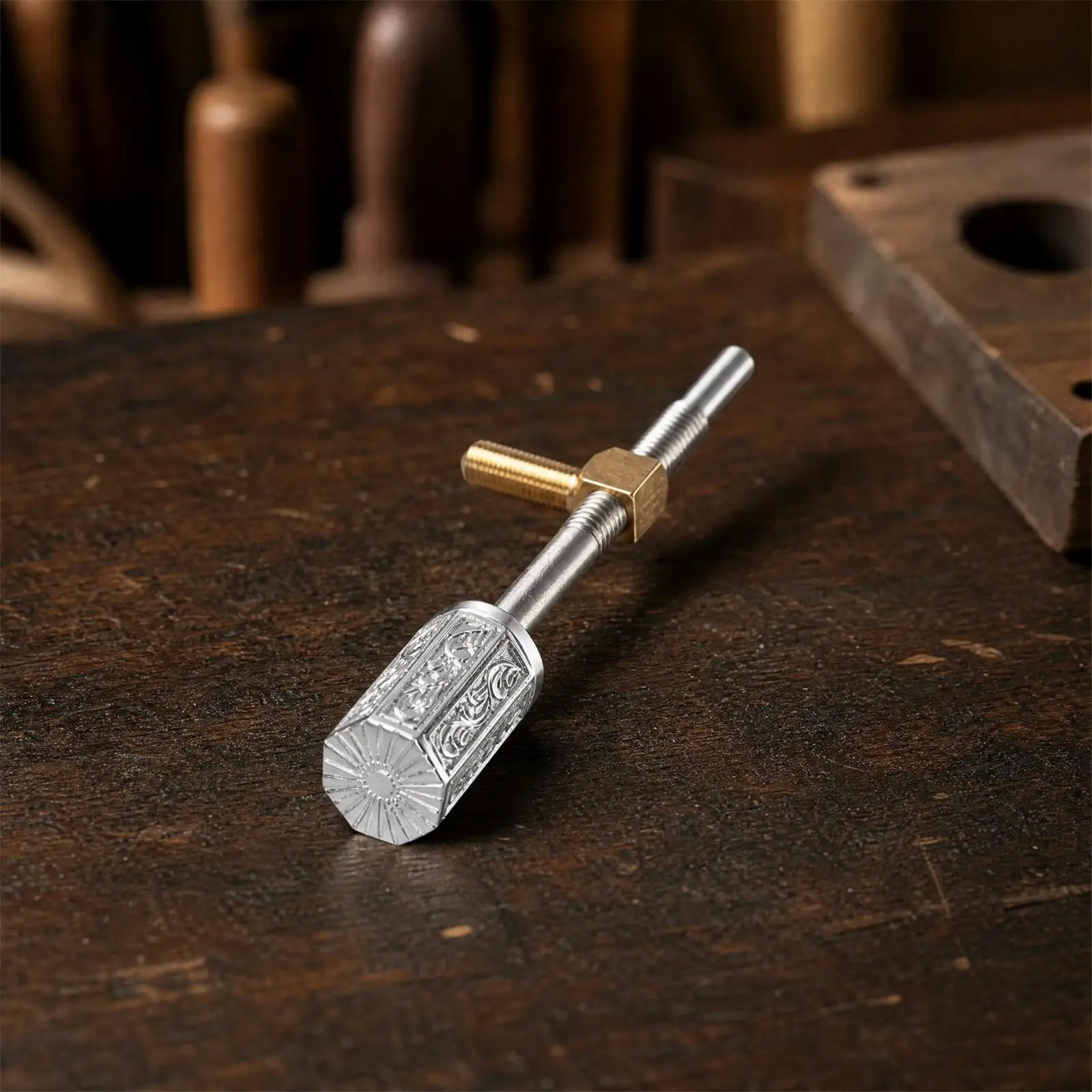 Cello Bow Adjustment Screw Ox Horn Material Instrument Hardware for Luthier Repair and Custom Bow Assembly