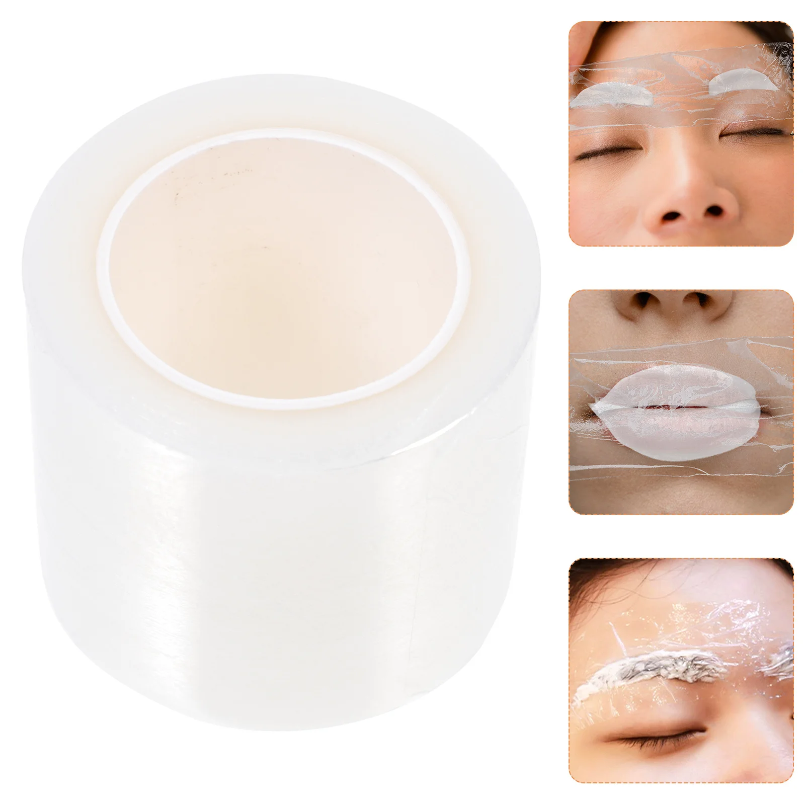 

3Pcs Disposable Protection Film Lip Film Strong Adhesion Wrinkle-Resistant for Makeup Artists Plastic Wrap