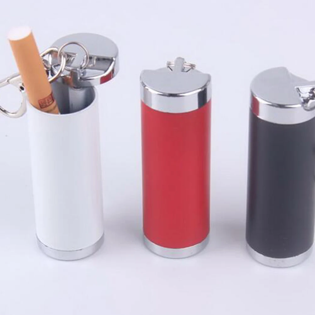 

Portable Ashtray Mini Outdoor Pocket Cigarette Eco-friendly Container Key Chain