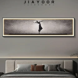 Modern Bedroom Bedside Mural Master Bedroom Figure Art Hanging Painting Living Room  Luxury Simple Luminous Decoration  Painting