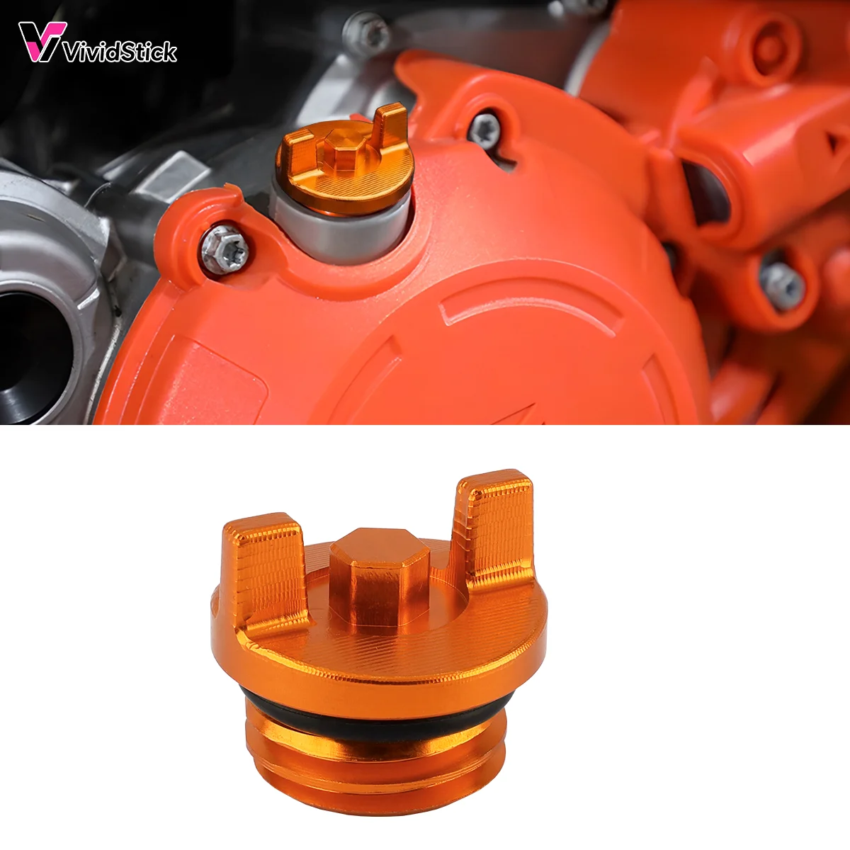 CNC Engine Oil Filler Plug Cap Cover For KTM XC XCF XCW XCF-W XC-W SixDays SX SXF EXC EXC-F 125 250 350 450 500 2004-2021 2022